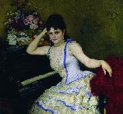 llya Yefimovich Repin Menter by Repin Spain oil painting artist